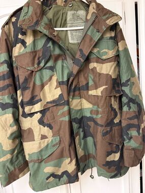 Vintage Woodland Camouflage Field Jacket